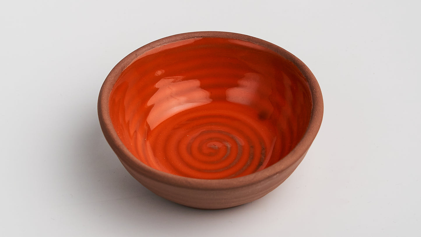 Ceramic Stoneware Mini Bowl Red